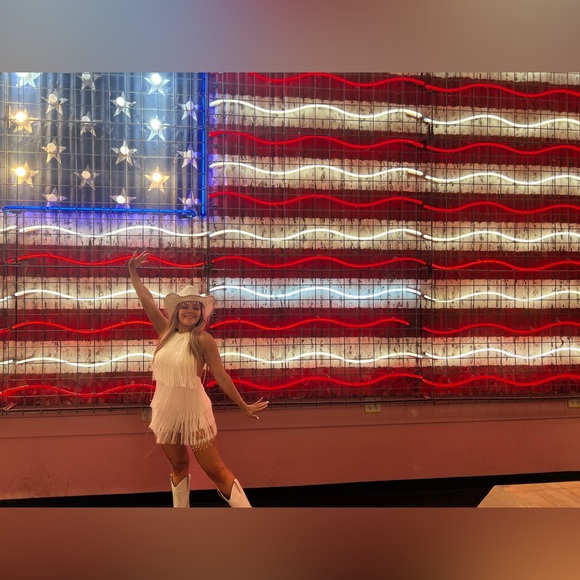 White fringe romper - Picture 5 of 5